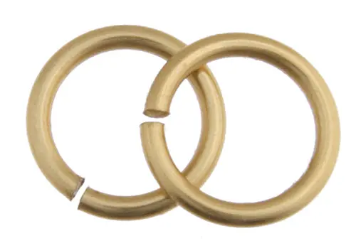 Brass Chain Maille Jump Rings – 18-Gauge, 5.9Mm Id, 75-Pack, Non-Tarnish 1
