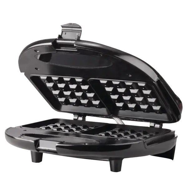 Brentwood Dual-Waffle Maker – Non-Stick Plates, 6–10 Minute Cooking, Easy Release & Clean 1