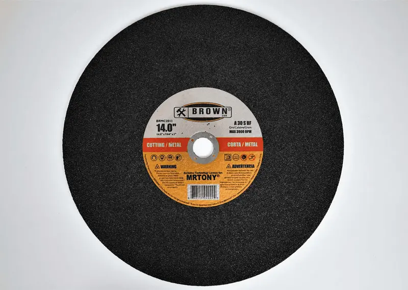 Brown 14" Metal Cutting Disc – 4" Diameter × 2.8 Mm Thickness – Brmc2011 1