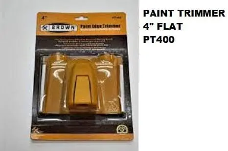 Brown’S 4-Inch Flat Paint Edger – Ergonomic Hand Tool For Flawless Baseboard & Trim Painting 1