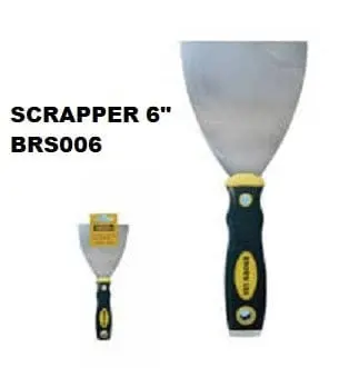 Brown’S 6-Inch Hand Scraper – Durable, Comfort-Grip Tool For Paint, Adhesive & Surface Removal 1