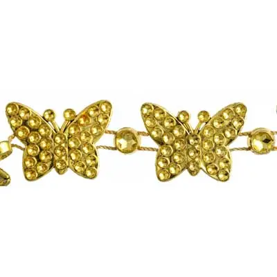 Butterfly-Shaped Diamond-Cut Plastic Trim – 19Mm Wide 2
