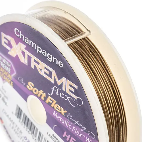 Champagne-Tone Extreme Flex Wire – 0.024 Inch, 19-Strand Heavy-Duty Option 1
