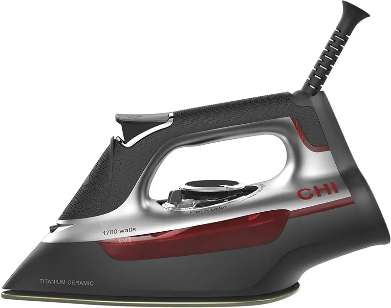 Chi Ceramic Steam Iron – Titanium-Infused Soleplate, Rapid Heat-Up, Ultra-Smooth Glide – 41998 1