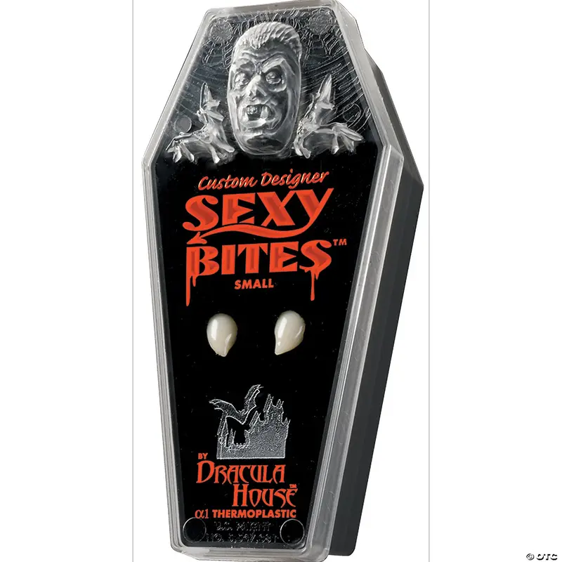 Chic Bite Fangs – Coffin Display Packaging 1