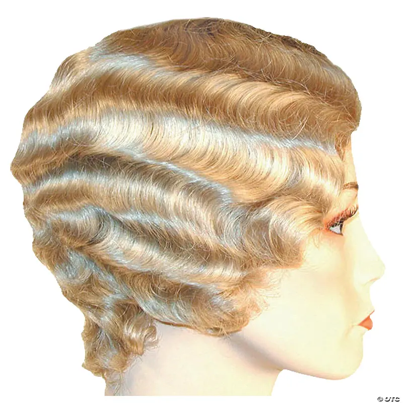 Chic Short Fingerwave Vintage Wig