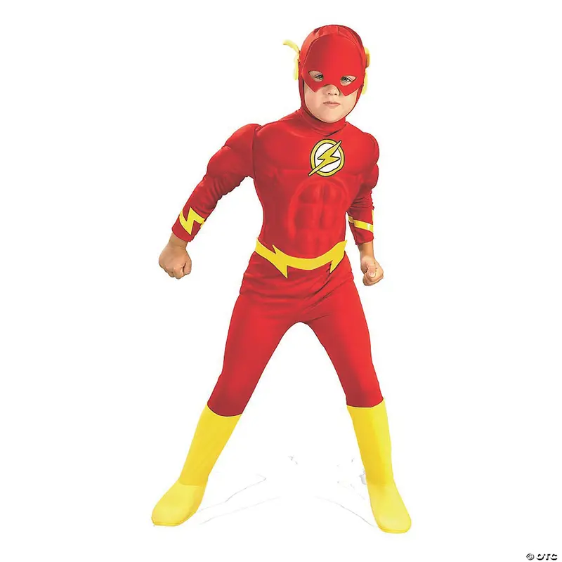 Child Flash Muscle-Build Costume Outfit 1