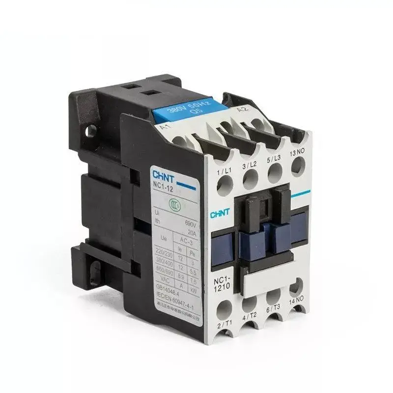 Chint Cjx2 Series Ac Contactor – Din Rail Mount, 220V Coil, Nc1-1210 Configuration 1