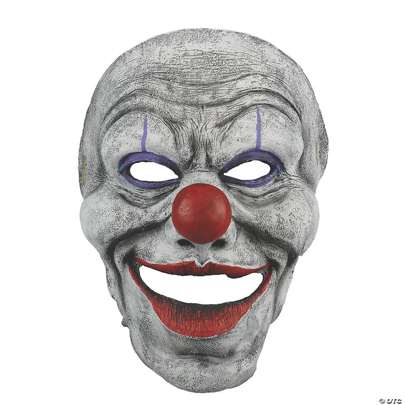 Circus-Style Clown Mask For Adults 1