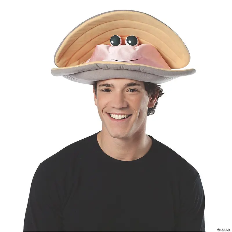 Clam Shell Hat For Adults – Seaside-Inspired Novelty Headpiece 1