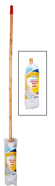 Clean House Yacht Mop With Solid Wooden Handle – Lightweight, Balanced Mopping Tool For Hard Floors 2