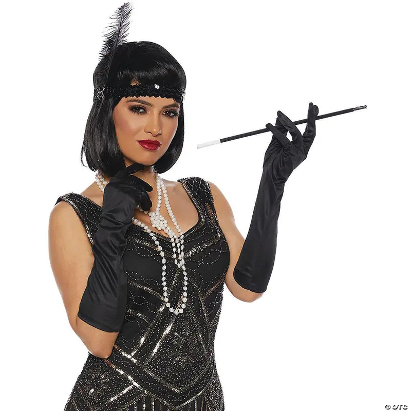 Complete 1920S Flapper Accessory Set For Adults 1