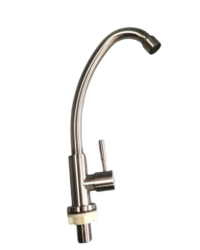Contemporary Single-Hole Cold Kitchen Faucet – Streamlined Design With Premium Build Quality 1