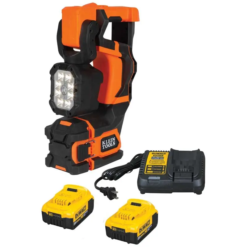 Cordless Led Utility Light Kit – Rechargeable Worksite Lighting System 1