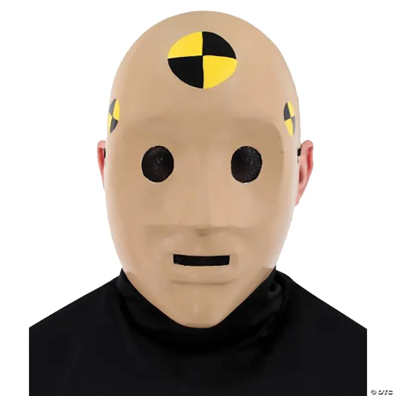 Crash Test Dummy Costume Mask 1