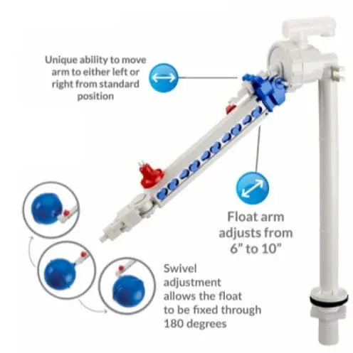 Cronex Dbl751C Bottom-Entry Float Valve For Toilets – Crx0209 1