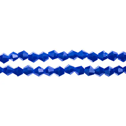 Crystal Lane 4Mm Opaque Dark Sapphire Bicone Beads – 2-Strand 7-Inch String (~96 Pcs) 1