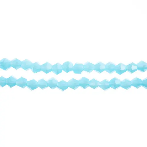 Crystal Lane 4Mm Opaque Light Blue Bicone Beads – 2-Strand 7-Inch String (~96 Pcs) 1