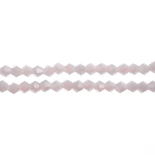 Crystal Lane 4Mm Opaque Mauve Bicone Beads – 2-Strand 7-Inch String (~96 Pcs) 1