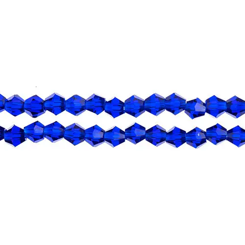 Crystal Lane 4Mm Transparent Light Sapphire Bicone Beads – 2-Strand 7-Inch String (~96 Pcs) 1