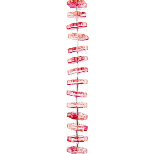 Crystal Lane Red Forget-Me-Not Beads – 7-Inch Floral Strand, 15Mm, 23-Piece 1