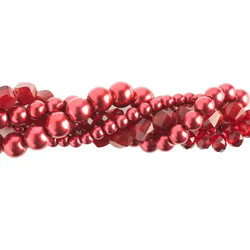 Crystal Lane Twisted Bead Strand Mix – Earthy Salvia Inspired 1