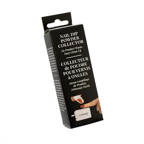 Crystal Lane White Nail Dip Powder Collector Kit – Includes 2 Trays & 1 Funnel 1