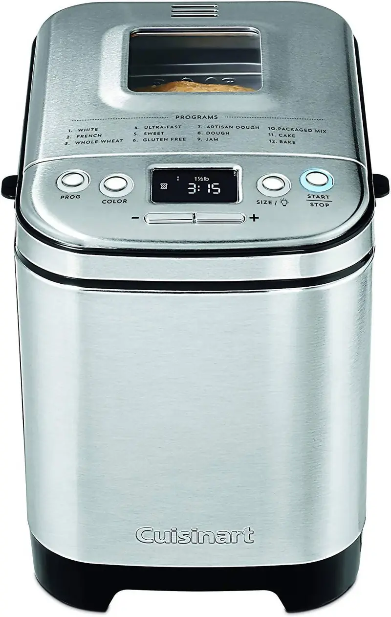 Cuisinart Cu-Cbk-110 Compact Automatic Bread Maker – One-Touch Baking For Fresh Loaves 1