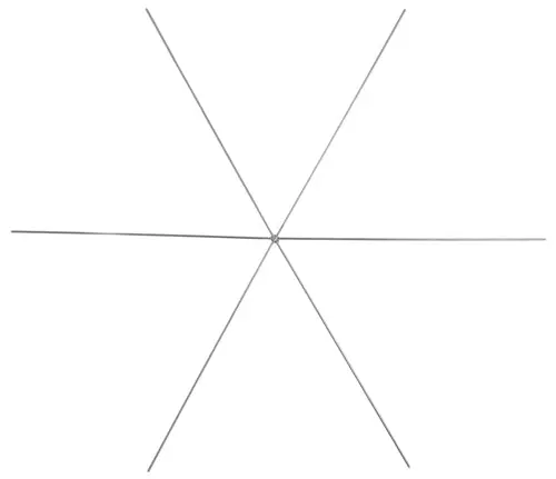 Dazzle-It Snowflake Wire Frame – 21-Gauge (0.09″ Diameter) 2