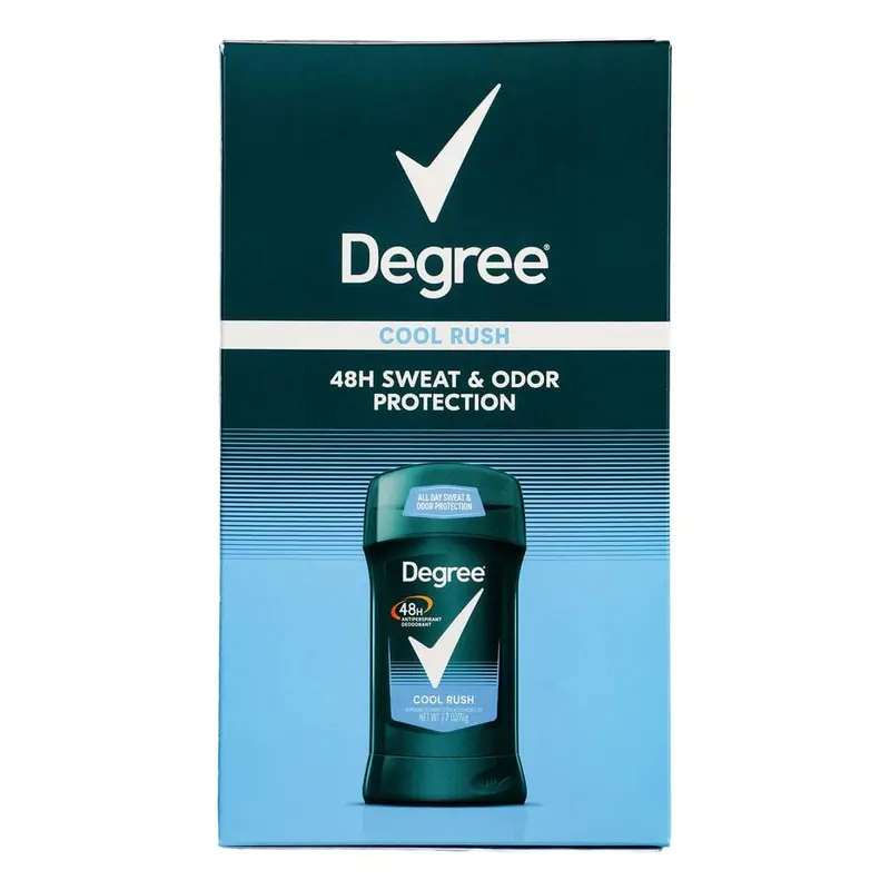 Degree Cool Rush Antiperspirant Deodorant For Men – 5-Count, 2.7 Oz Sticks - Model 29284 1