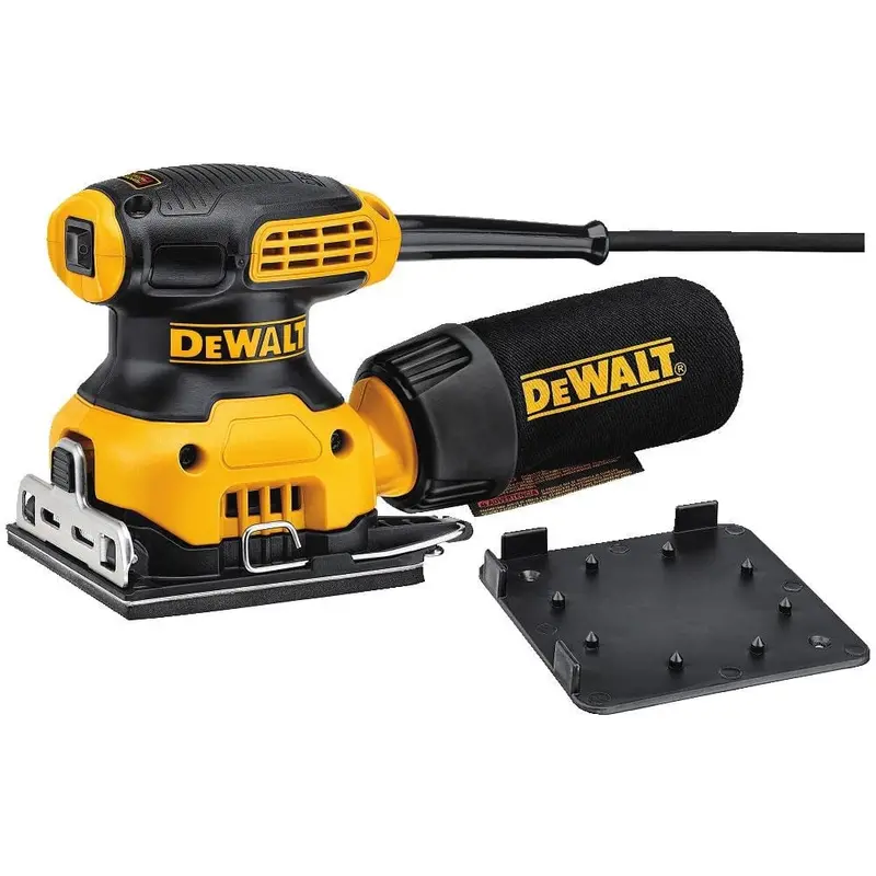 Dewalt Dwe6411-B3 1/4-Sheet Palm Sander – Lightweight Detailing & Contour Sanding Tool 1