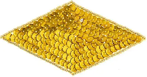 Diamond-Shaped Beaded Sequin Charm 2