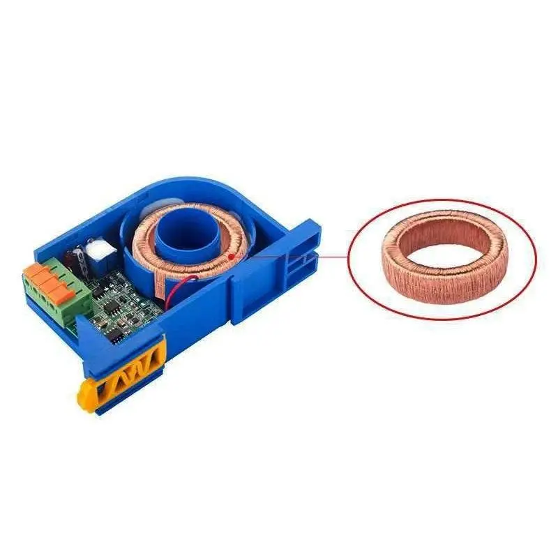 Din-Rail Mount 1000A Ac Current Transmitter – 4–20Ma & Rs485 Output, 220V Ac Powered 1