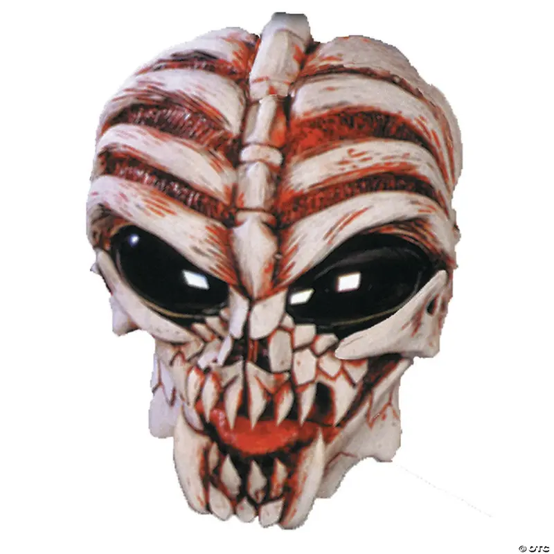 Down To Earth Alien Latex Mask – Retro Sci-Fi Design 1
