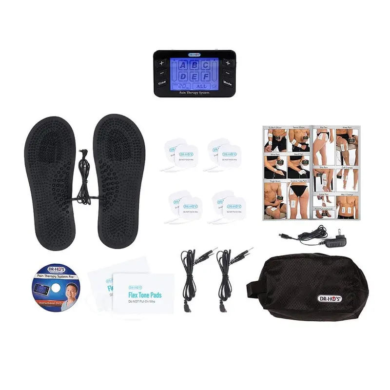 Dr-Ho'S Pain Therapy System Pro – Tens + Ems Unit Kit With 8 Small, 2 Large, And Foot Pads, Travel Bag & Dvd Guide 1