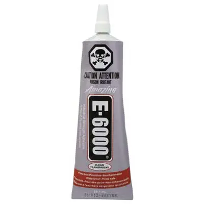 E-6000 Clear Industrial Adhesive – Flexible, Waterproof, And Paintable Glue 1