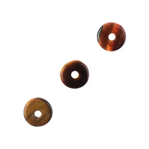 Earth'S Jewels 16-Inch Rondelle Brown Tiger Eye Beads 1