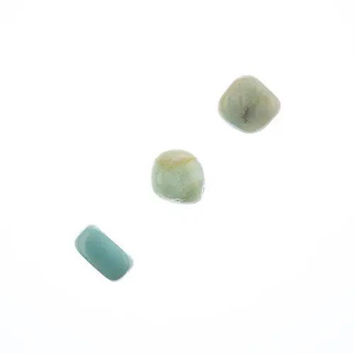 Earth'S Jewels Amazonite Bead Necklace – 16-Inch Strand Of Irregular 8–15Mm Turquoise-Green Natural Stones 1