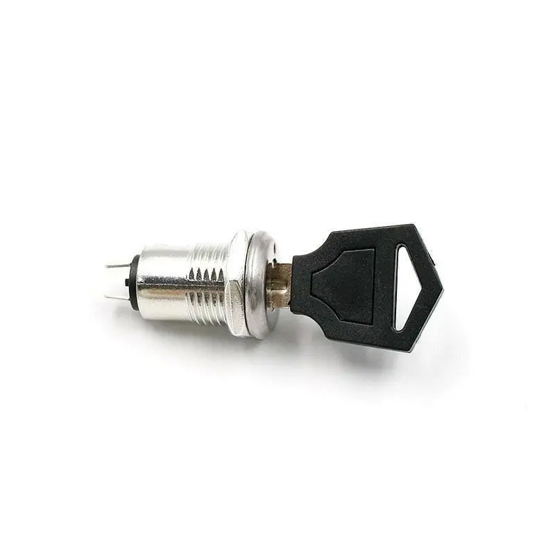 Earu 12Mm Zinc Alloy Tubular Key Switch With Two Keys And Dual Position 1