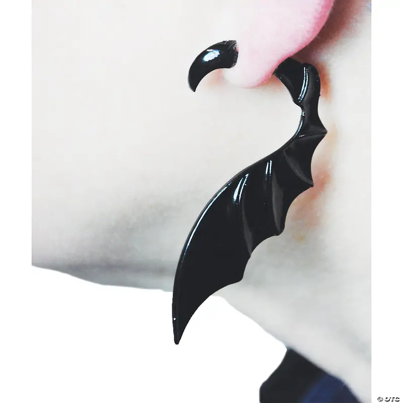 Edgy Bat Wing Dangle Earrings 1