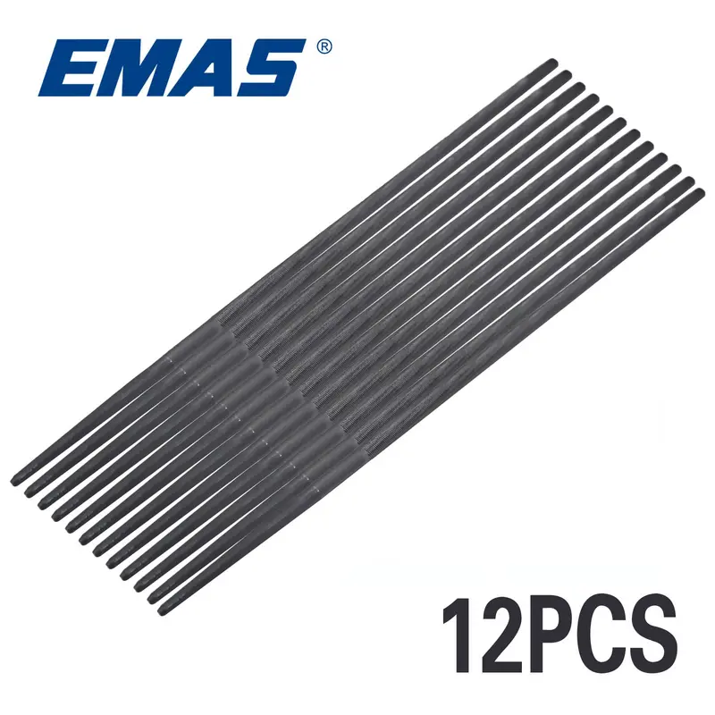 Emas 48Mm Round Chainsaw File – Heavy-Duty Chain Sharpening Replacement 1