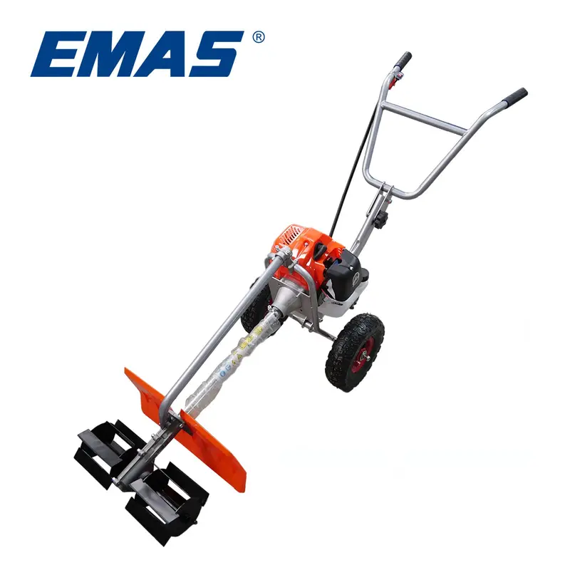 Emas 52Cc Front-Tine Cultivator – Compact Gas Tiller For Garden Beds And Small Plots 1