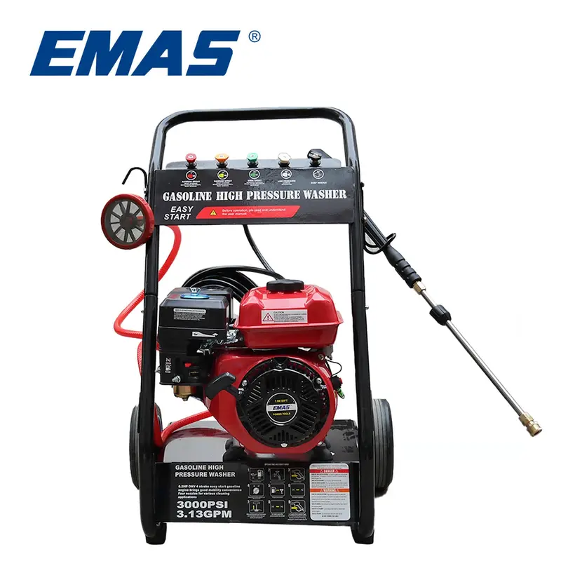 Emas 7Hp Gas Cold-Water Pressure Washer – 200 Bar High-Pressure Cleaning System For Vehicles And Equipment 1