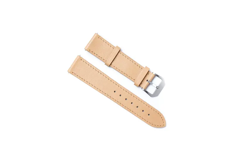 Eoniq Verona Beige Leather Watch Strap 1