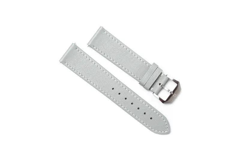 Eoniq Verona Grey Leather Watch Strap 1