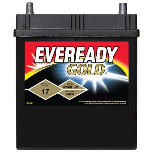 Eveready Ns40Zl-Gt Automotive Battery – 320 Cca, 55-Minute Reserve Capacity 1