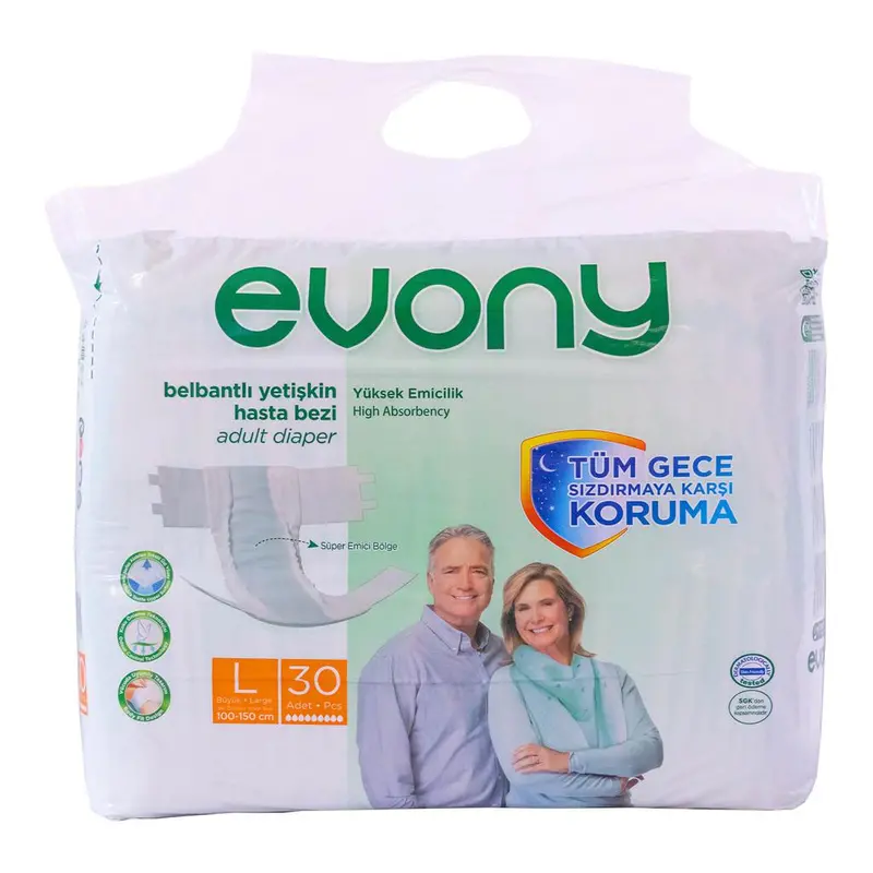 Evony Adult Diapers – Large Size, 30-Count Pack 1