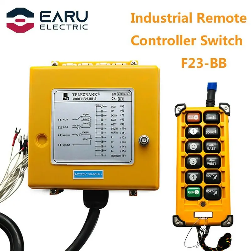 F23-Bb S Wireless Emergency Stop System For Hoists & Cranes – Ac/Dc Universal, One-Transmitter-One-Receiver 1