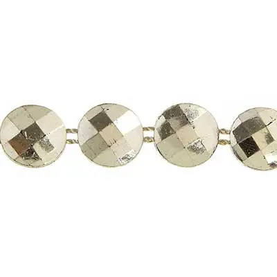 Faceted Round Plastic Trim – 10Mm Diameter