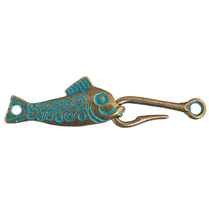 Fish-Shaped Hook-And-Eye Closure – 55×13Mm 1